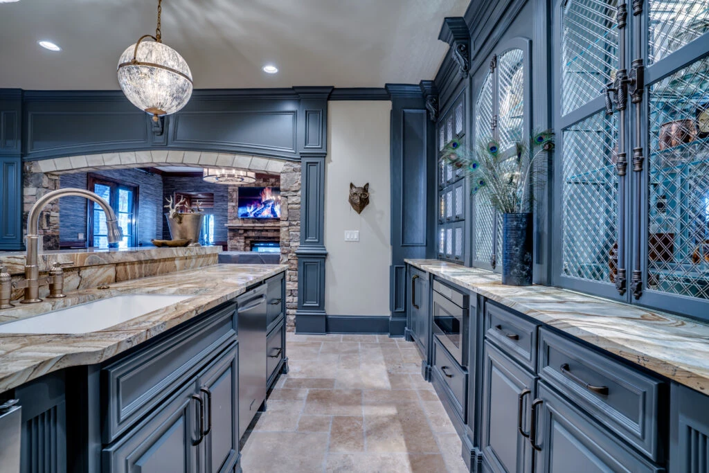 Beautiful finished kitchen cabinet transformation